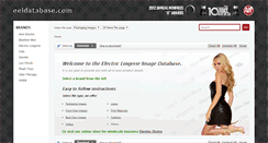 Desktop Screenshot of eeldatabase.com
